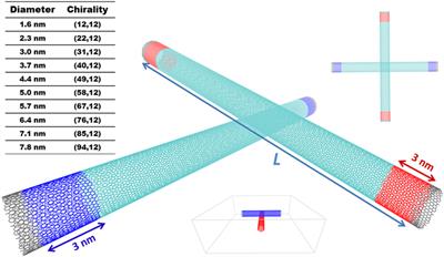 Effect of Length, Diameter, Chirality, Deformation, and Strain on Contact Thermal Conductance Between Single-Wall Carbon Nanotubes